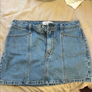Abercrombie & Fitch Denim Mini Skirt